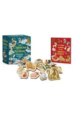 The Chinese Zodiac Wooden Magnet Set
