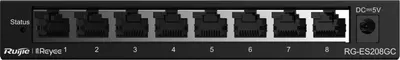 Switch Ruijie - RG-ES208GC, 8 porturi, negru