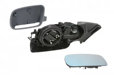 Oglinda laterala Stanga electric, asferice, incalzita, albastru, pliabil electric potrivit AUDI A3