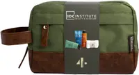 IDC Institute Set cadou pentru bărbați Four Elements, 5 piese, cu geantă verde de toaletă