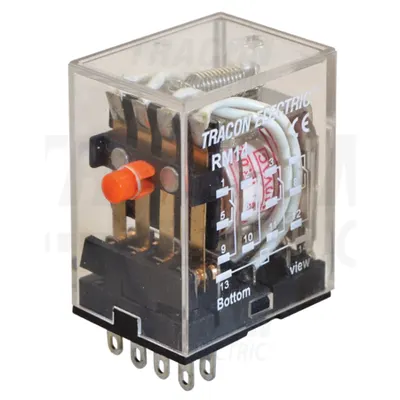 Releu miniaturizat RM14-48DC 48V DC / 4×CO (3A, 230V AC / 28V DC)