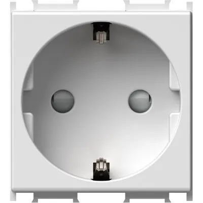 Modul Priza SCHUKO+KS2P+E 16A 250V~ 2M, TEM Modul TEM-VM10AW-U