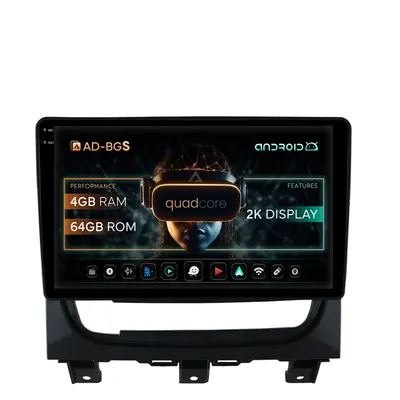 Navigatie 2K Fiat Strada Idea (2011-2016), Android, S-Quadcore 4GB RAM + 64GB ROM, 9.5 Inch - AD-BGS90042K+AD-BGRKIT350