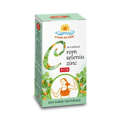 Crom+Seleniu+Zinc F176, 30 capsule, Fares