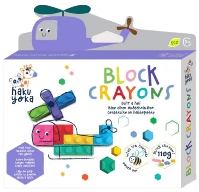 Blocuri de creioane cerate eco Haku Yoka - Elicopter