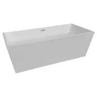 Cada baie freestanding Bella* BSM-204A acril 170 x 75 x 58 cm alb