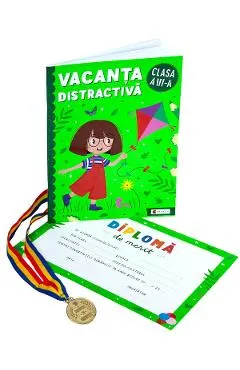 Pachet: Vacanta distractiva + Diploma + Medalie - Clasa 3