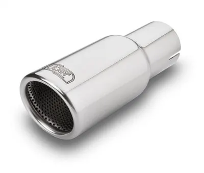 Teava evacuare sport esapament rotund otel inoxidabil diametru 70mm, lungime element decorativ 120mm diametru montaj 50mm