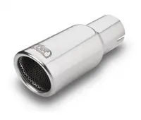 Teava evacuare sport esapament rotund otel inoxidabil diametru 70mm, lungime element decorativ 120mm diametru montaj 50mm