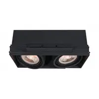 Spot - Ceiling fixture Milo,4755,AC220-240V, 50/60 Hz, 2* GU10, ES111,IP 20 , recessed, frameless black