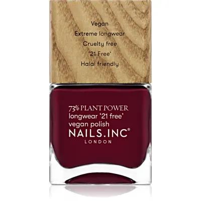 Nails Inc. Plant Power lac de unghii cu rezistenta indelungata culoare Flex My Complex 14 ml