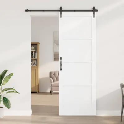 vidaXL Ușă de interior 83 x 232 cm placaj Alb