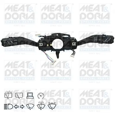 Comutator coloana directie (control computer; Indicatorii; lumini; stergatoare) potrivit SKODA OCTAVIA II, SUPERB II, YETI; VW CADDY III, CADDY III MINIVAN, EOS, GOLF PLUS V 02.04-03.21