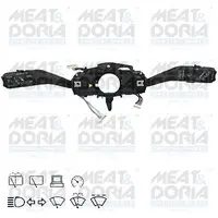 Comutator coloana directie (control computer; Indicatorii; lumini; stergatoare) potrivit SKODA OCTAVIA II, SUPERB II, YETI; VW CADDY III, CADDY III MINIVAN, EOS, GOLF PLUS V 02.04-03.21