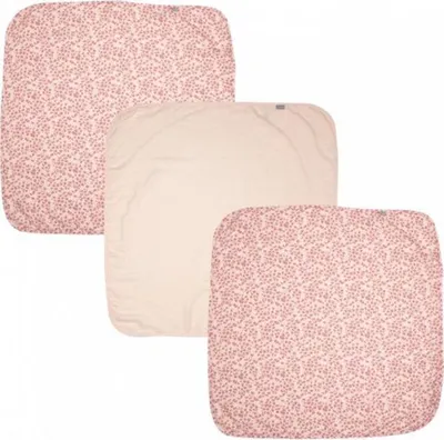Scutece din muselina Bebe-Jou - Leopard Pink, 70х70 cm, 3 buc.