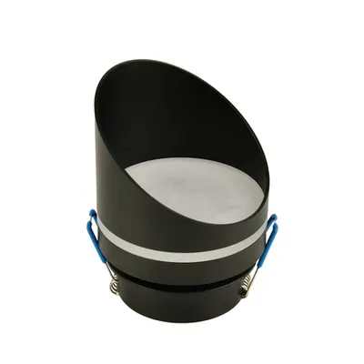 El-5879 Downlight Gu10 Aluminium, Negru