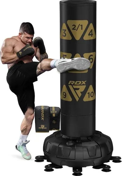 Sac Box Podea RDX KT Ronin 2-în-1 cu Mănuși - auriu