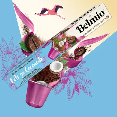Capsule de cafea Belmio - Coconutz Nespresso, 10 buc