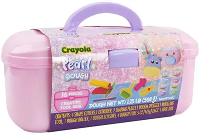 Set creativ Crayola - Model de perlă într-o carcasă, 4 culori, 568 g