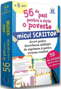 56 de pași pentru a scrie o poveste. Micul scriitor - Paperback - Adriana Mitu