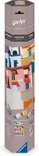 Set de pictură după numere Ravensburger CreArt - Case colorate