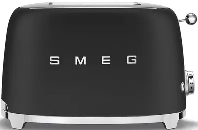 Prăjitor de pâine Smeg - TSF01BLMEU 50's Style, 950W, 6 viteze, negru mat