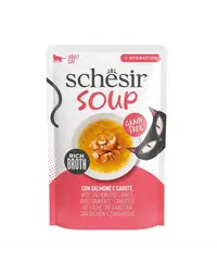 Supă pisici somon și morcov SCHESIR Soup 40 g