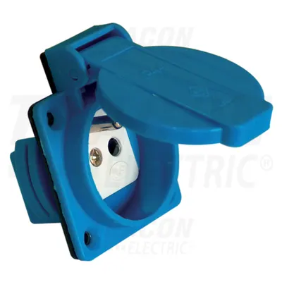 Priza incorporabila, cu CP tip pin TICS-105SF 16A, 250V, 2P+E, IP44 (FRENCH)