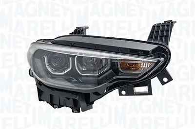 Far Dreapta H7 H7 LED PY21W, halogen, interior gri, semnalizator portocaliu potrivit FIAT TIPO