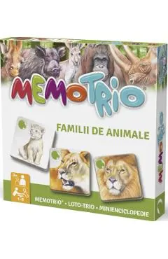 MemoTrio: Familii de animale