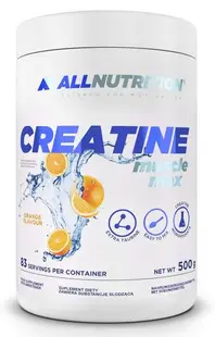 Creatine Muscle Max, portocală, 500 g, AllNutrition