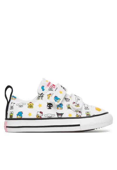 Pantofi fete A17703C - Textil - Alb