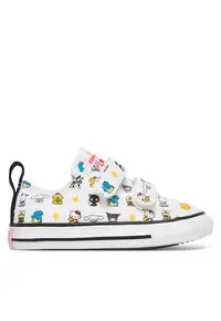 Pantofi fete A17703C - Textil - Alb