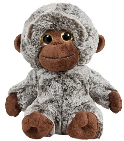 Jucărie de pluș Amek Toys - Maimuță, melange, 19 cm