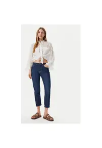 Blugi dama - 305299475 - Bumbac - Albastru - Albastru