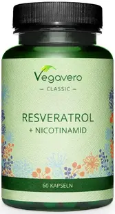 Resveratrol + Nicotinamid, 60 capsule, Vegavero