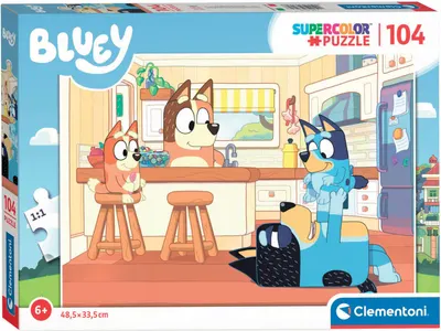 Puzzle Clementoni din 104 de piese - Bluie