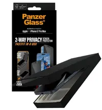 Protector de sticlă PanzerGlass - Fastfit in-a-box, iPhone 17 Pro Max, transparent