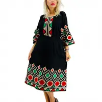 Rochie brodata cu motive traditionale Ionica 2