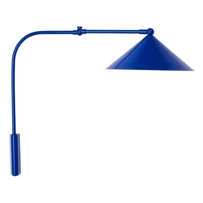 Aplică de perete albastră din metal cu alimentare la priză Kasa – OYOY Living Design