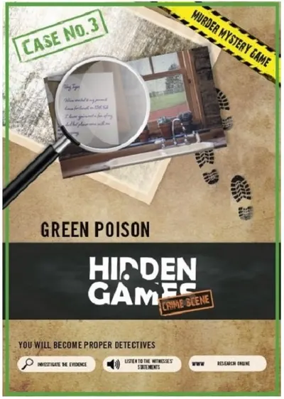 Joc de societate Hidden Games Crime Scene: Green Poison - Cooperativ