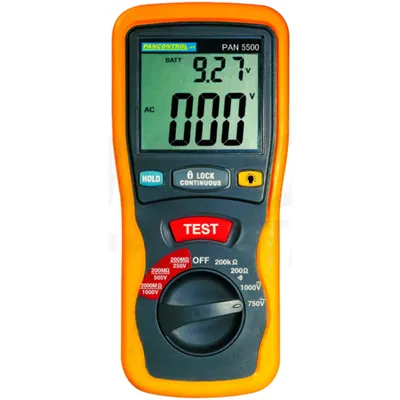Multimetru digital si testerpentru verificarea izolatiei PAN5500 ACV/DCV, R