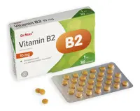 Vitamina B2 10mg, 30 comprimate filmate