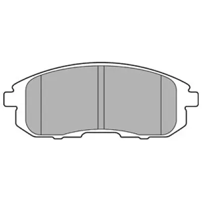 Set placute frana, frana disc DELPHI LP2148