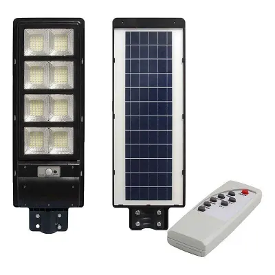Lampa solara stradala, LED putere 360W, luminozitate 8000lm, senzor miscare si amurg, 6000K, incarcare 6-8 ore