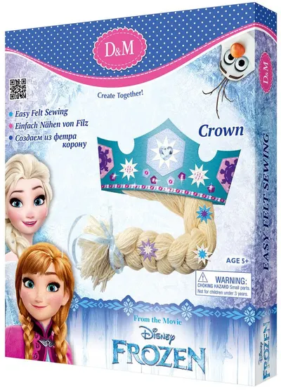 Set creativ Revontuli Toys Oy - Fa-ti singur, coroana lui Elsa