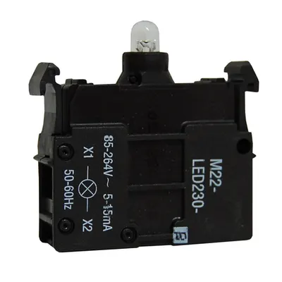 Modul LED 85-264V AC albastru montaj frontal