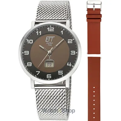 Ceas ETT Eco Tech Time ETT Eco Tech Time EGS-11624-22MS Mens Watch Atacama Solar Radio Controlled 40mm 5ATM