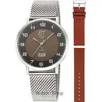 Ceas ETT Eco Tech Time ETT Eco Tech Time EGS-11624-22MS Mens Watch Atacama Solar Radio Controlled 40mm 5ATM