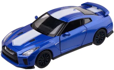 Mașină metalică Metal Speed Zone - Nissan GT-R R35, 50th Anniversary, 1:32